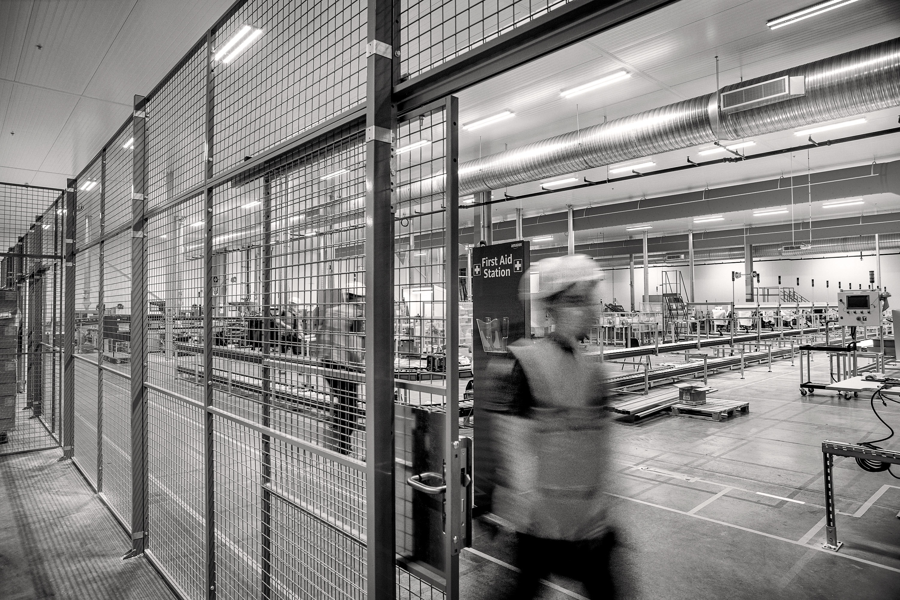 commercial unit, modern factory internal shot