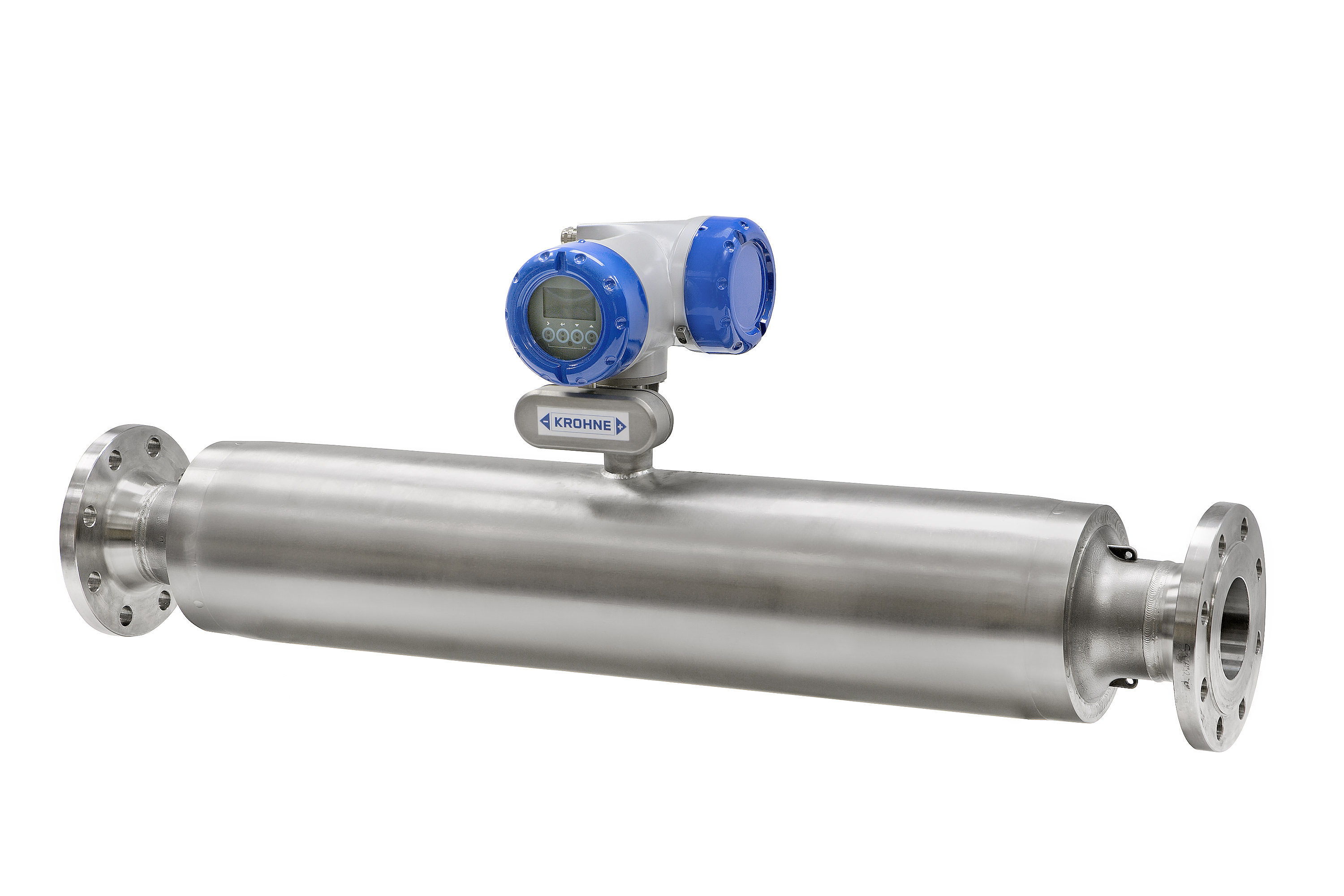 Product photography of a flow meter for a good production line