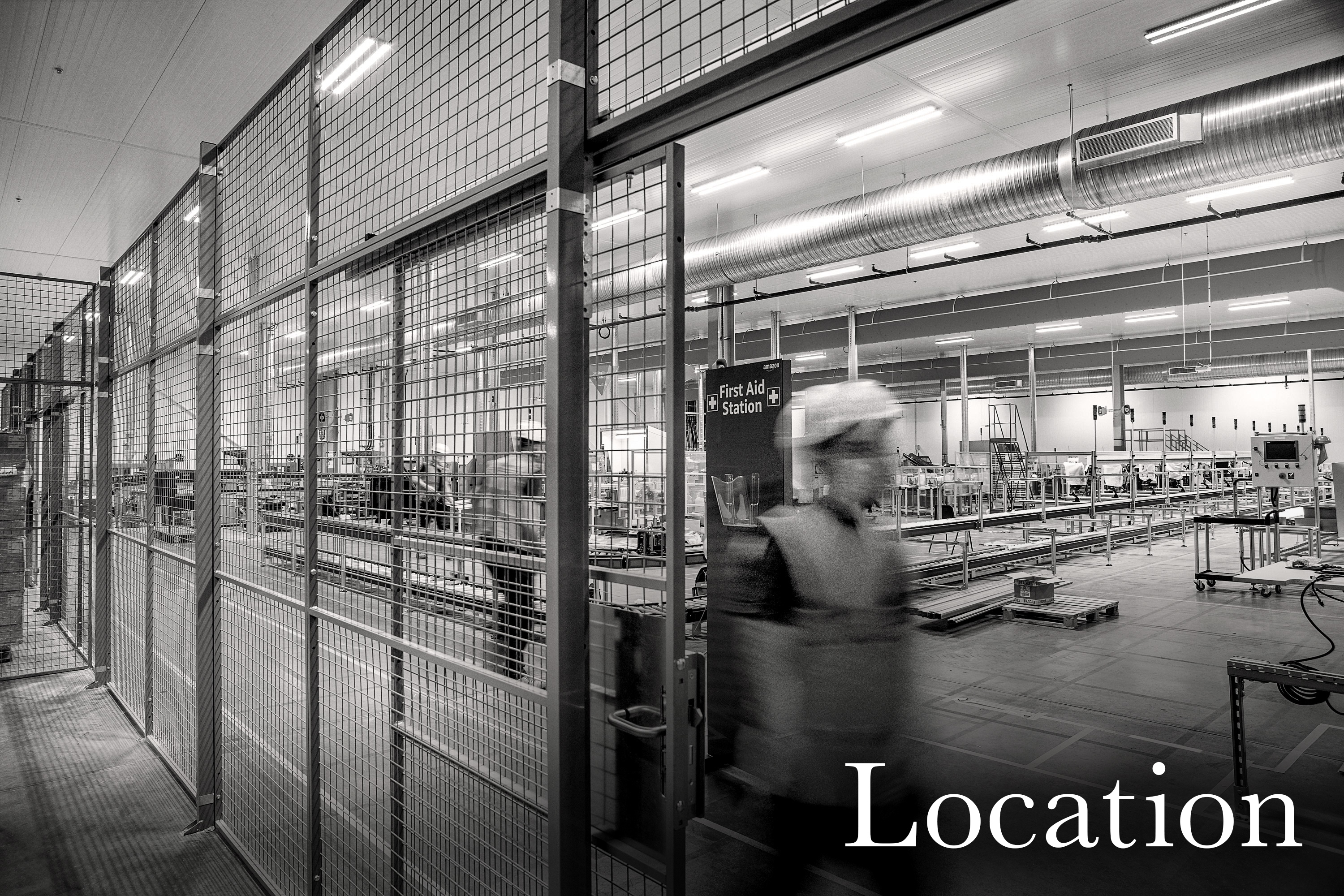 Commercial location photograph site near M1, Industrial photography