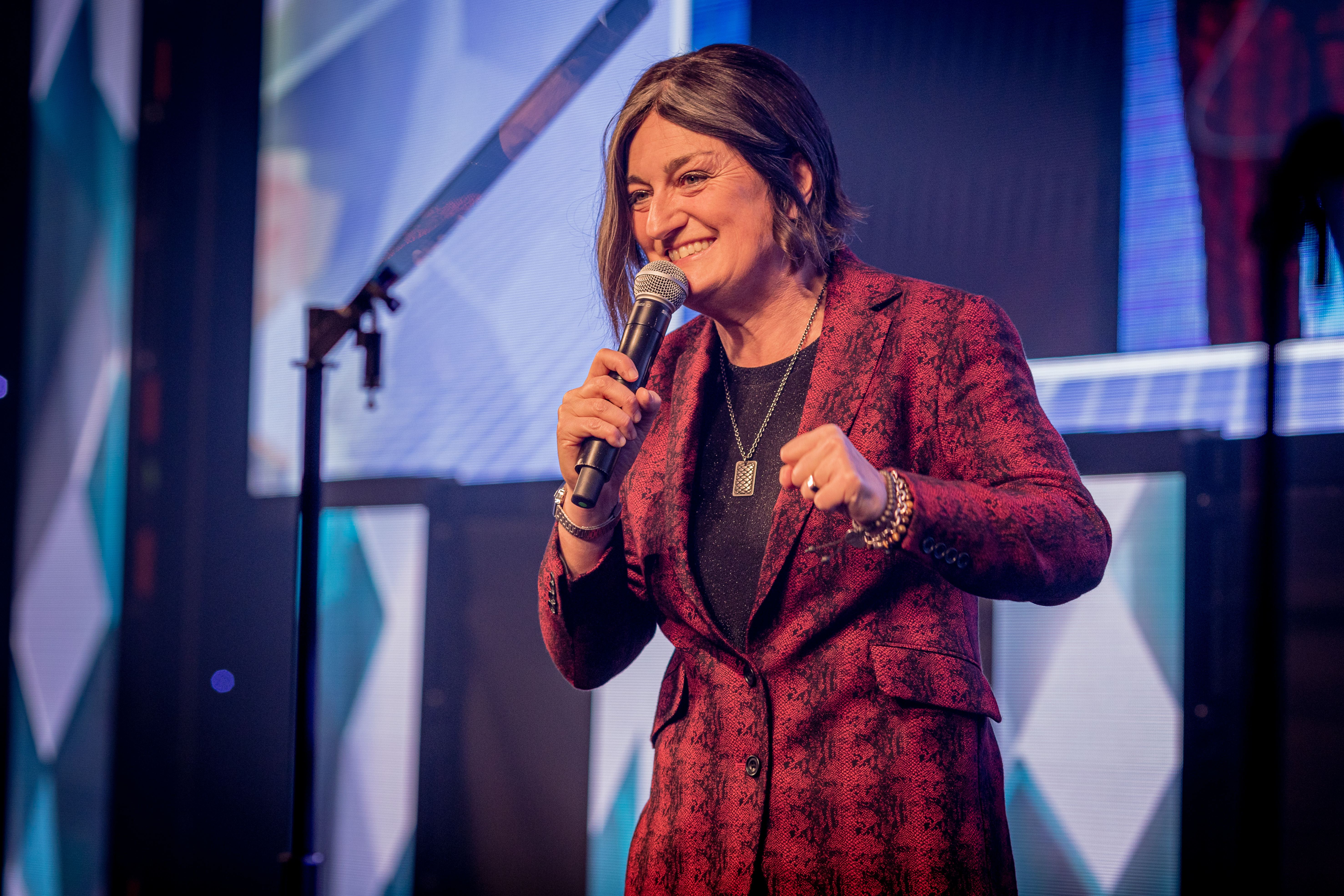 Comedian presenting Awards